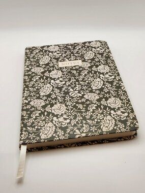 Eccolo Journal soft bound 250 pgs ecru green floral NWOT